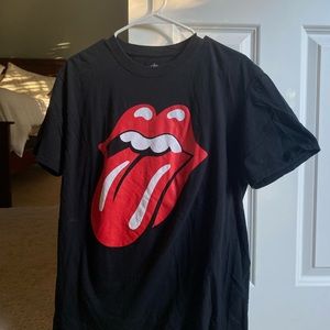 size L black Rolling Stones tshirt